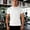 White, variant on WIZUTIZ Men's Athletic T-Shirt Fitness Quick-Dry Short Sleeve Breathable and Sweat-Wicking