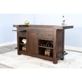 thumbnail image 6 of Sunny Designs Homestead 80" Transitional Wood Gorgeous Bar Unit in Tobacco Leaf, 6 of 8