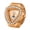 Rose gold, variant on Men Women Elastic Band Finger Watch: Glitter Heart-shaped Simple Dial Quartz Ring Stretch Strap Watches for Mother's Day