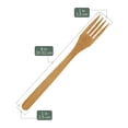 thumbnail image 2 of BambooMN Brand - Solid Bamboo Dinner Fork 8' - 10 Pcs, 2 of 7