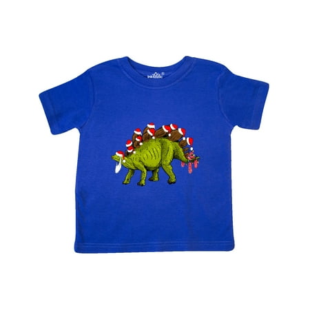 

Inktastic Santa-Stego-Saurus Gift Toddler Boy or Toddler Girl T-Shirt