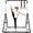 Black, variant on Foldable Gymnastics Bar, 5-Height Adjustable Gymnastic Bars for Kids at Home,Robust & Stable for Indoor/Outdoor Using,Weight Limit 140LBS