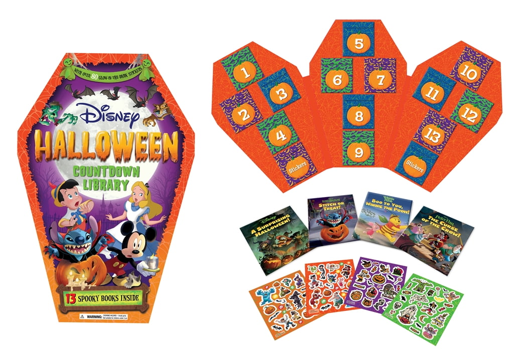 絵本+児童書 Italian Halloween Disney.. Disney Halloween Advent Countdown Book - Walmart.com