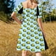 thumbnail image 5 of Vestido de manga corta Taco Turtle, vestidos de verano para mujer, vestidos de verano para mujer, vestidos de fiesta, 5 of 7
