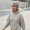 thumbnail image 6 of ZToonmas Men and Women Spider Web Pattern Knit Beanie Y2K Style Jacquard Winter Hat Streetwear Trendy Skull Cap, 6 of 9