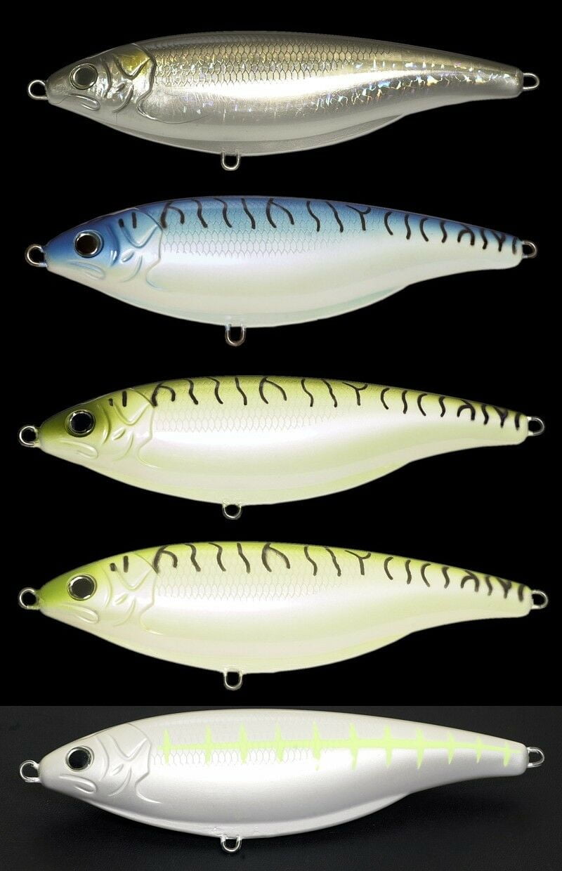 Set of Four (4) Colors Floating Stick Shadd Shad Type SwimBaits in