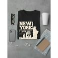 thumbnail image 3 of New York / Big Apple/ Statue Tee Men's -Image by Shutterstock, 3 of 4