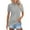 #006-Gray, variant on XDDLITP Women's Polo Shirts Solid Color Short Sleeve Lapel Tops Buttons Graphic Collared Tees Comfy Blouses,Khaki XL