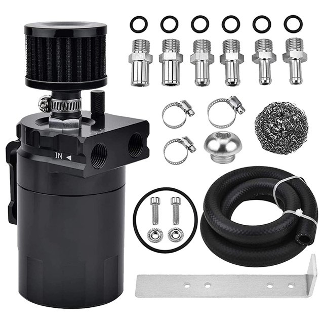 Kit Universal de Recolección de Aceite para Ventilación de Automóviles con Filtro de Aire, Recipiente Colector de Aceite, Filtro de Aire, Recipiente para Aceite de Ventilación