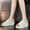 White, variant on WIZUTIZ Shower Sandals Women Soft Retro Women's Slide Sandals Summer EVA Soft Slippers Wedge Sandals Slippers Beach Sandals Indoor with Arch Support Sandals Mom Christmas Gifts