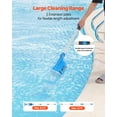 thumbnail image 6 of Dranite 26 GPM Pool Vacuum Cordless, Rechargeable with Extension Pole for 1H Continuous Use, 6 of 7