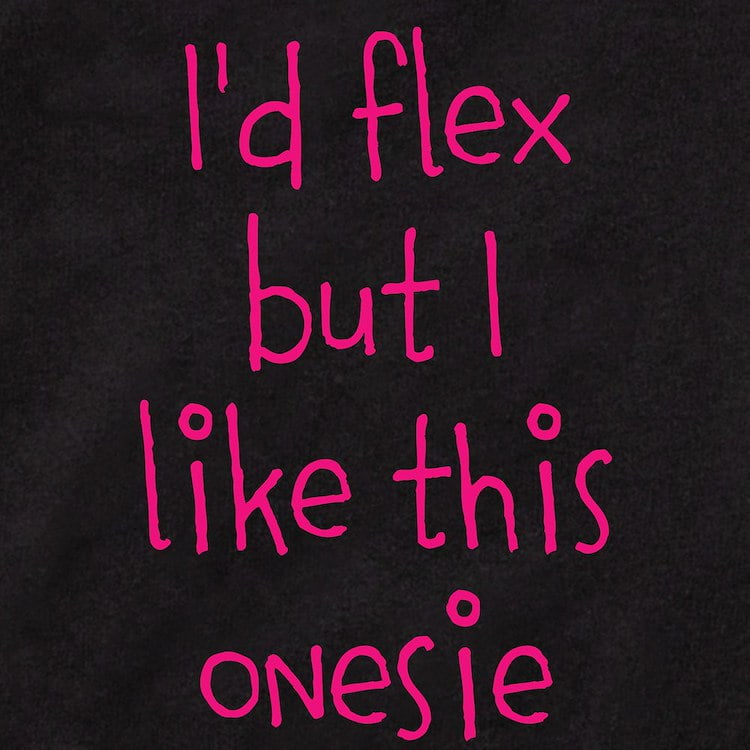 CafePress - Id Flex But I Like This Onesie - Cute Infant Bodysuit Baby Romper - Size Newborn - 24 Months