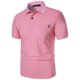 thumbnail image 4 of pstuiky Camisas de vestir de manga corta para hombre, Camisa de manga corta con cuello vuelto, versátil, de color liso y estilo informal para hombre ropa de hombre xl, 4 of 5
