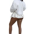 thumbnail image 6 of Douhoow Super Short Pleated Skirts for Women Bodycon White Lining Shorts Skirt, 6 of 9