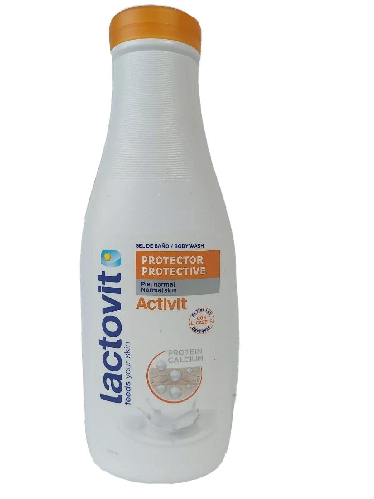 Lactovit Activit Protective Shower Gel, Body Wash, Normal Skin, All Ages, 20.3 oz. Bottle