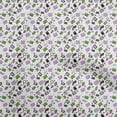 thumbnail image 1 of oneOone Tissu Polyester Spandex Vert Tissu pour Livres Robe Tissu Imprimé au Mètre 56 Pouces de Large, 1 of 5