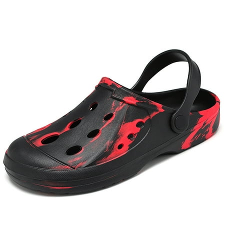 

Men‘s Lightweight Comfortable Slip On Clogs Non-Slip Clogs For Indoor Outdoor Beach