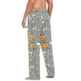 thumbnail image 3 of FORMRS Mens Pajama Pants with Pockets Sleepwear Lounge Bottoms Sizes S-2XL, Gray Halloween Dancing, 3 of 7