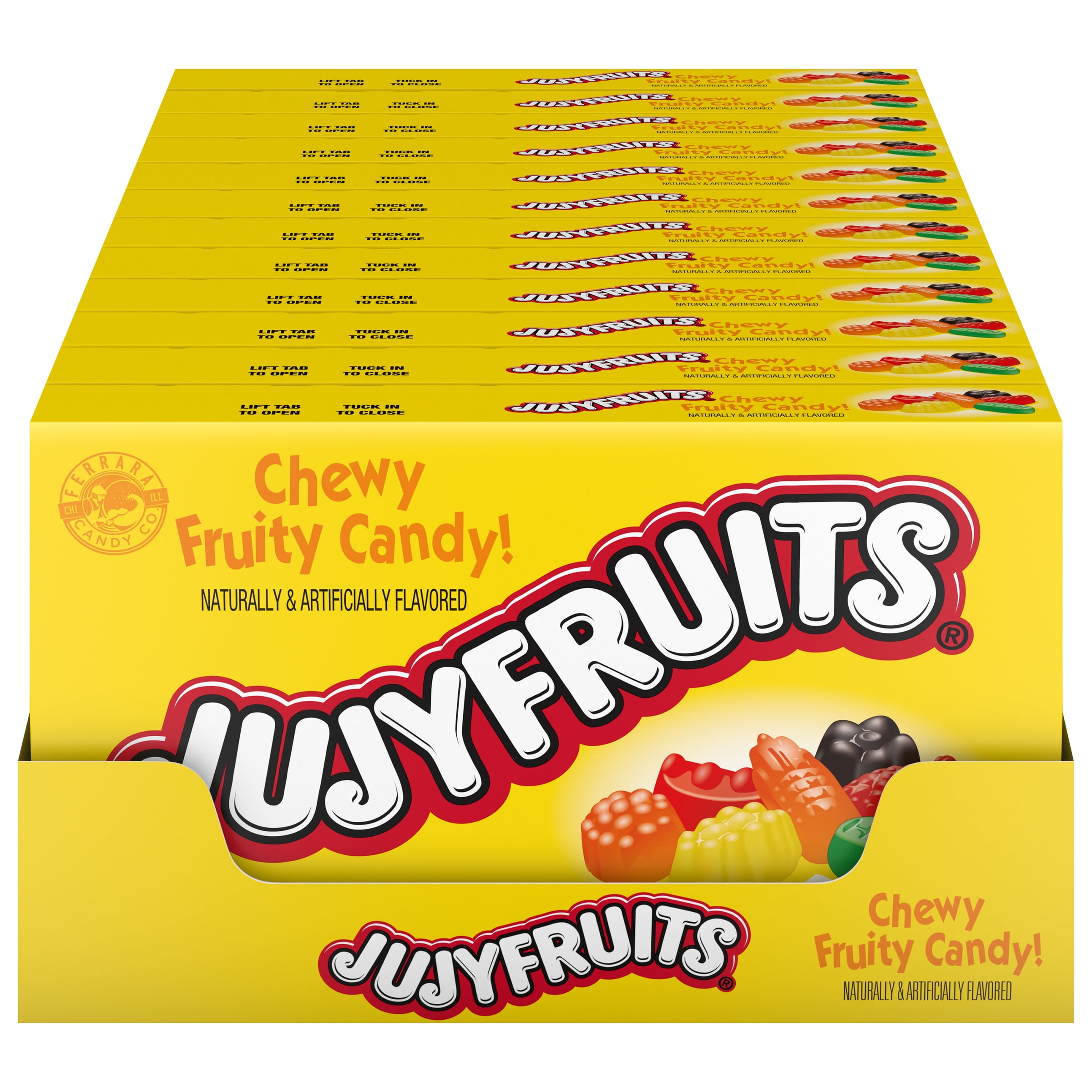 (6 pack) Jujyfruits Chewy Fruity Candy Theater Box 5oz (2 pack)