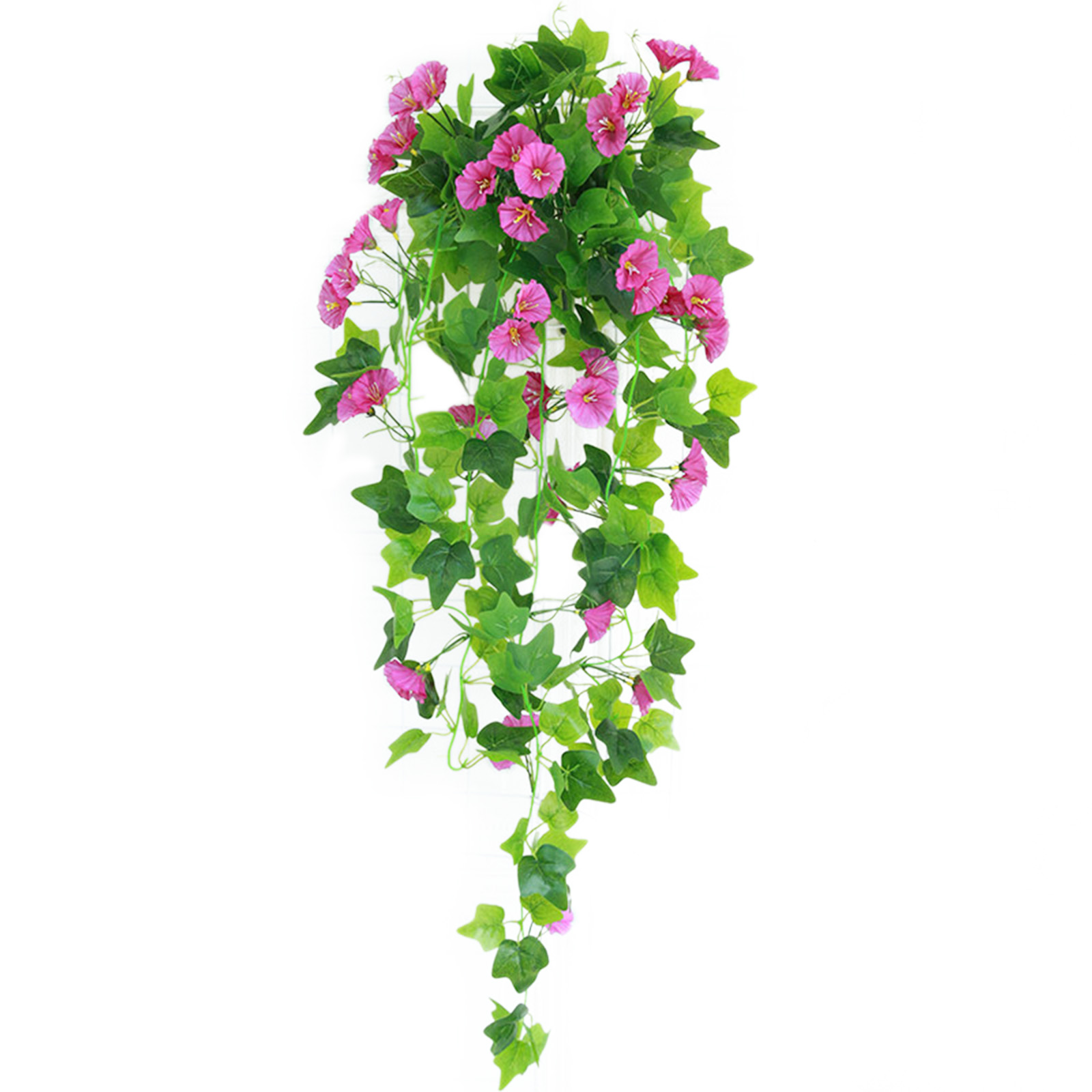 Litake Morning Glory Flowers Wall Hanging Artificial Fake Plants Basket