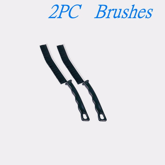Crevice Cleaning Brush 2 Pcs Grout Brush 9 Inch Hard Bristle Crevice Cleaning Brush Cleaning Tools for Tight Spaces Corners Kitchen Window Shower Toilet Faucets Cleaning Brush
