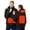 Black, variant on qucoqpe Heated Jacket with Hood (Unisex), 4 Heat Zones, USB Intelligent Constant Temperature, Winter Outdoor Waterproof Windproof Heated Coat for Women and Men (Battery Not Included)
