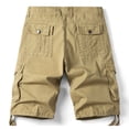 thumbnail image 4 of Aimik Mens Cargo Shorts Drawstring Hem Multi Pocket Mens Streetwear Shorts Summer Durable Fashion Shorts for Daily or Work, 4 of 4