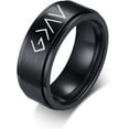 thumbnail image 6 of Stainless Steel God Is Greater Than The Highs And Lows Rings for Men Women,Size 5-13, 6 of 10
