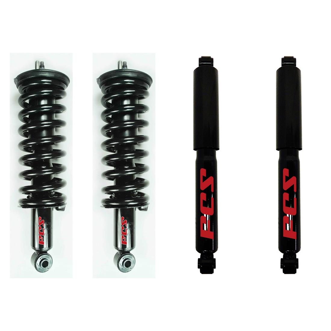 FCS Complete Struts Coil Spring Shocks Assemblies For Xterra 2005 2006 2007 2008 2009 2010 2011