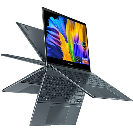 ASUS ZenBook Flip 13 Slim Convertible Laptop 13.3” OLED FHD Touch i5-1135G7 8 GB 512 GB SSD Windows 10 B-Grade Refurbished (B Grade)