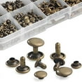 thumbnail image 5 of 340 Sets Leather Rivet Kit Rivets Leather Double Hat Rivets Apparel Fabric for Repairing C2896, 5 of 7