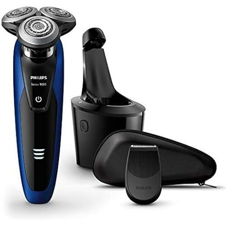 [With disinfectant washer] Philips 9000 series mens Electric shaver 72 blades Rotary Bath shaving & Can be washed completely With trimmer and cleaning charger S9186A/26