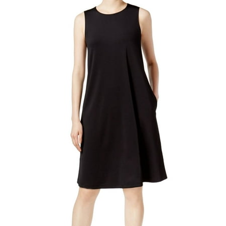 Kasper - Kasper Women's Petite Swing A-Line Dress (PXL, Black ...