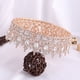 thumbnail image 3 of Nvzi Tiara de boda para novia, diadema de princesa, corona de novia, joyería para el cabello con diamantes de imitación de cristal,graduación, boda, fiesta de disfraces (E), 3 of 4