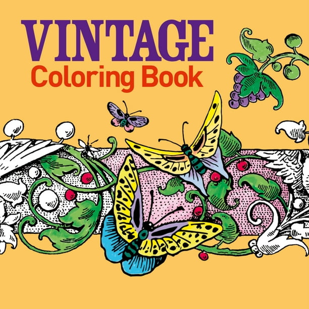 Vintage Coloring Book (Paperback)