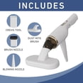 thumbnail image 4 of Cordless Car Vacuum Cleaner with UV Light, 2-in-1 Suction & Blower, Mini Handheld Vacuum with HEPA Filter, LED Light, USB-C Rechargeable, 4 Nozzles for Deep Cleaning Home, Sofa, Pet Hair, Keyboard, 4 of 7