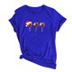 thumbnail image 2 of Pntutb - Camiseta informal de Navidad para mujer, con estampado de copas de vino, de manga corta, con cuello redondo Pntutb Pntutb-5536, 2 of 4