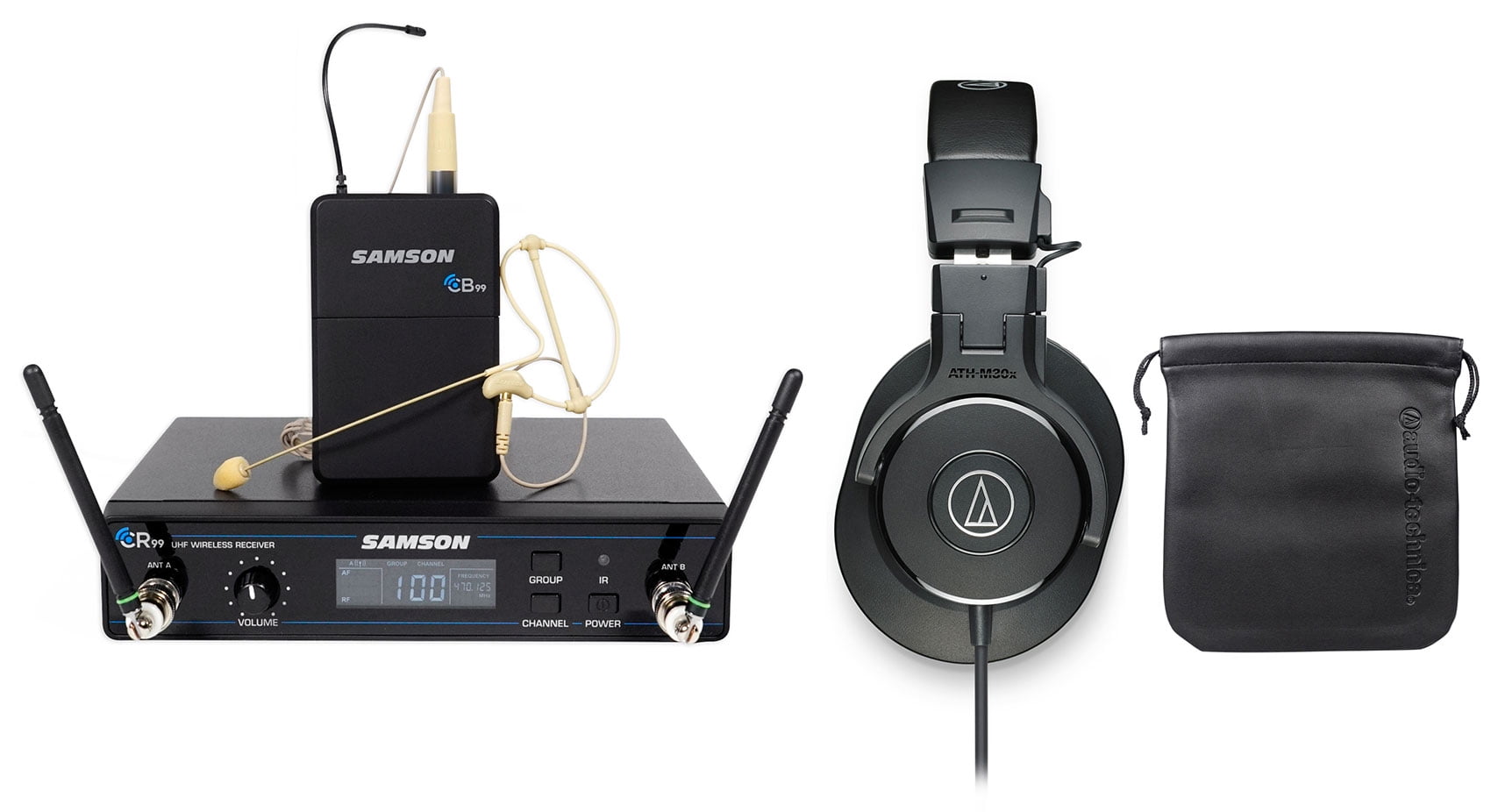 SAMSON Concert 99 Earset Condenser Microphone DBand+Audio Technica