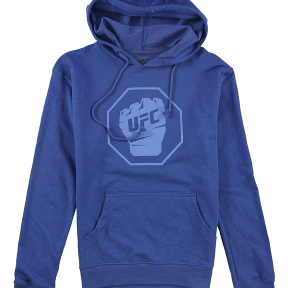 UFC Mens Fist Inside Octagon Pullover Hoodie Sweatshirt, Blue, Small