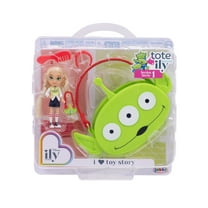 Disney Ily Tote-ILY-Teenies 2.25 inch Tall Aliens/Toy Story Inspired Doll with Matching Purse For Child Ages 6 