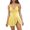Yellow, variant on XEGLSBU 1 Piece Swimsuit Women with Skirt and Sleeves Elegant Plus Size Swimsuit with Skirt Swimwear for Full Figure Swimsuit Bathing Black Size S