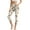 Cat Flower Paw Print Beige, variant on Christmas Holly Candy Cane Snowflake Black Capri Leggings for Women Slim Cozy High Waisted Crop Leggings with Pockets for Women Lightweight Elastic Tummy Control Yoga Pants, XL