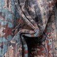 thumbnail image 5 of Rugs.com Maahru Collection Washable Rug – 4' x 6' Oval Blue Low-Pile Rug Perfect For Living Rooms, Large Dining Rooms, Open Floorplans, 5 of 7