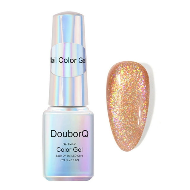 yolai universal rainbow cat eye gel polish holographic cat eye nail
