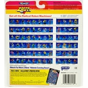 Micro Machines Z-Bots Xactor, Stixxer, Catron Figures 1993 Galoob No. 65716