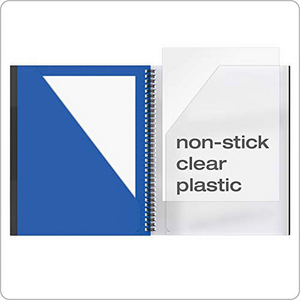 Uxell Clear PVC Plastic A4 Paper Pocket Document File Folder