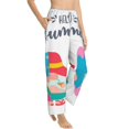 thumbnail image 2 of Balery Gnomes Summer print Women's Pajama Pants,Ultra Lightweight Pjs,Lounge Pant-Small, 2 of 9