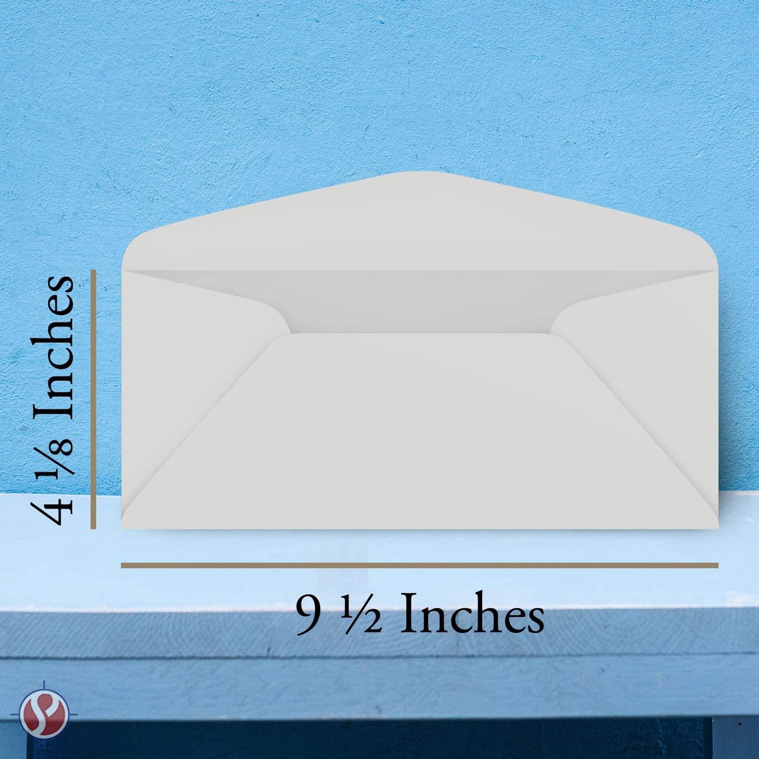 Premium Pastel Colored #10 Business Envelopes – for Holiday, Office, Invoices, Letters, Mailings | 4 1/8 x 9 1/2 inches | 500 Count per Pack (Gray)