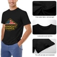 thumbnail image 6 of Midnight Hammer Energetic Men's Cotton Short Sleeve HD Print Tee for Casual T-Shirt Crew Neck Top Black L, 6 of 7
