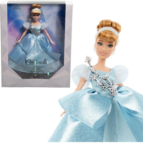 Disney Toys, Disney100 Collector Cinderella Doll, Gifts for Kids and Collectors